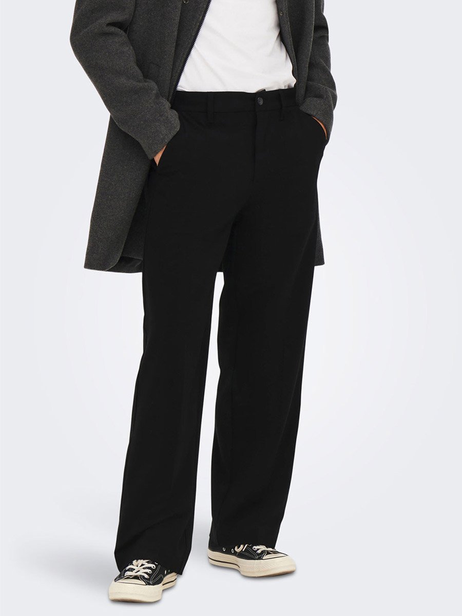 Black Baggy Trousers