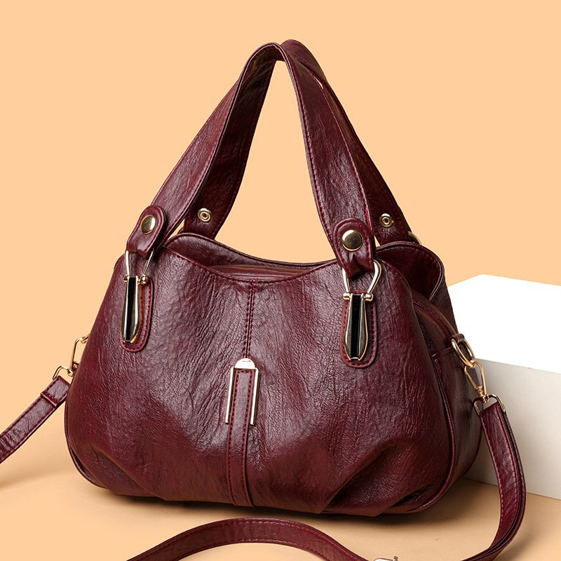 Women's Practical Casual Middle-aged Mom Handbag Bag Retro