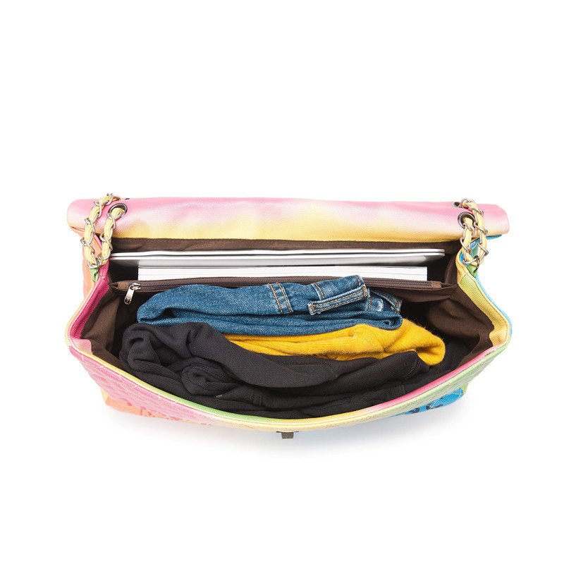 Women's Messenger Bag Rhombus Chain