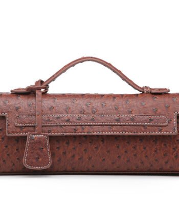 Cute Ostrich Grain Crossbody Shoulder Bag