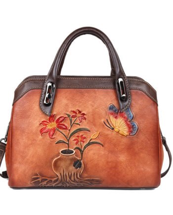 Chinese style vintage floral handbag