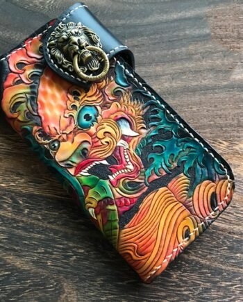 Cowhide Treasure Purse Handmade Wallet