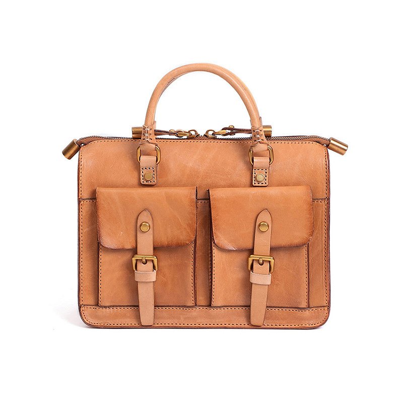 Retro Top Layer Cowhide Shoulder Messenger Bag