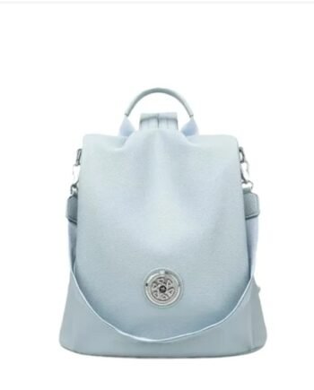 The New Seasonal Series Of Shoulder Bags Haze Blue New Fashion Leisure Ladies Backpack Large Capacity